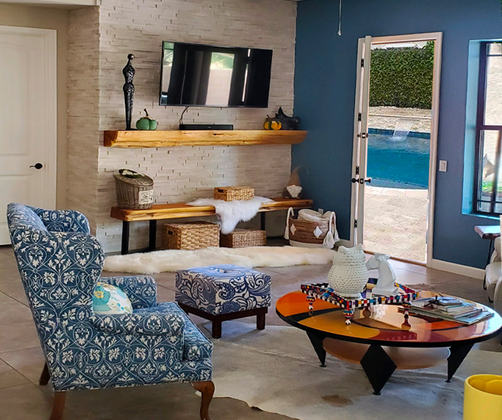 interior Interior wall travertine stack stone