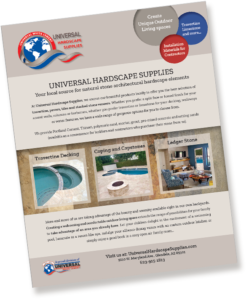 Universal Hardscape Supplies brochure image
